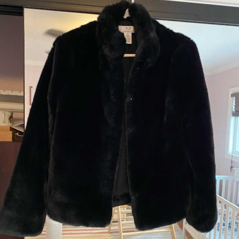 Black Faux Fur Jacket